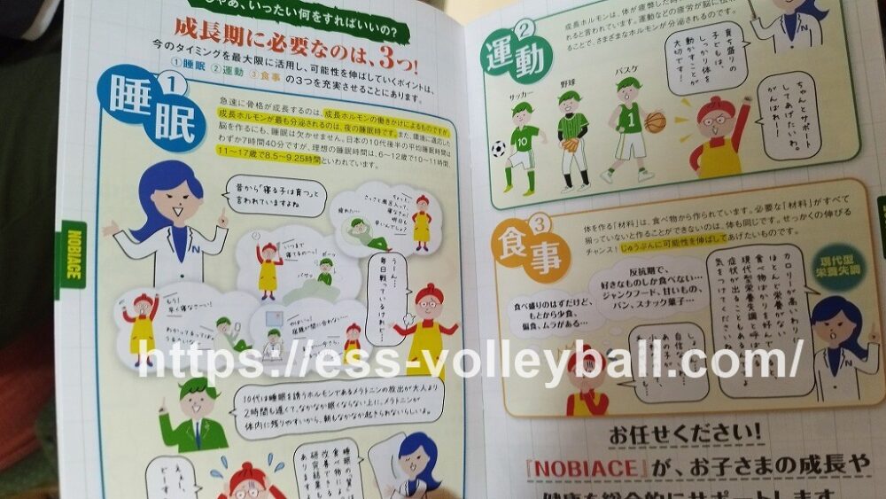 ノビエースの成長アドバイスブック