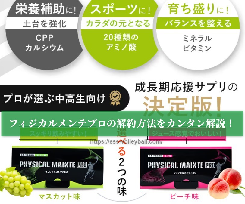 フィジカルメンテプロの解約方法をカンタン解説！